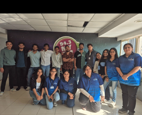 L J Institute of Media and Communications Ahmedabad My FM  visit photo 1